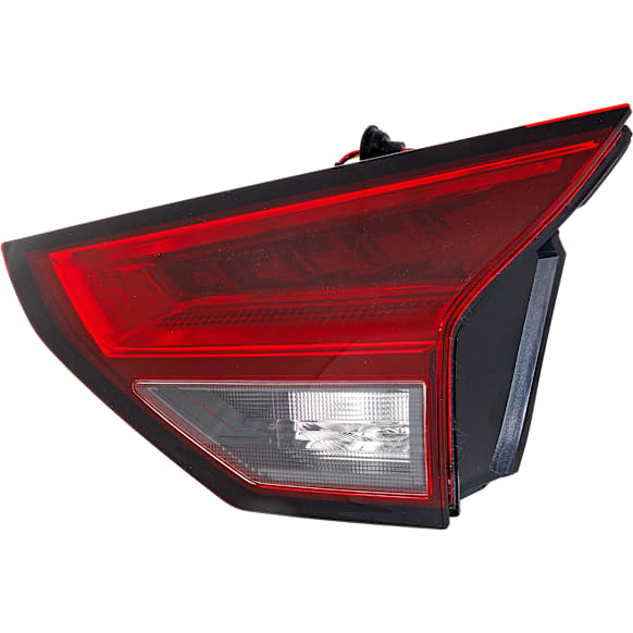 Passenger Side, Inner LED Tail Light, With bulb(s), OE Replacement, CAPA Certified