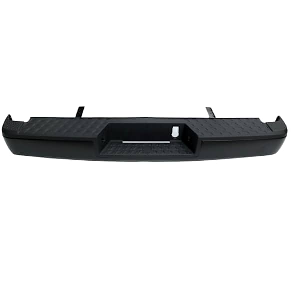 Step Bumper, Powdercoated Black Face Bar and Pads Without mounting bracket(s) CAPA Certified