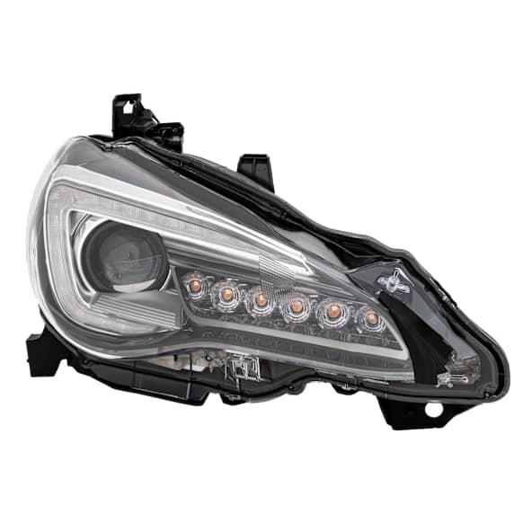 Passenger Side LED Headlight, With bulb(s)