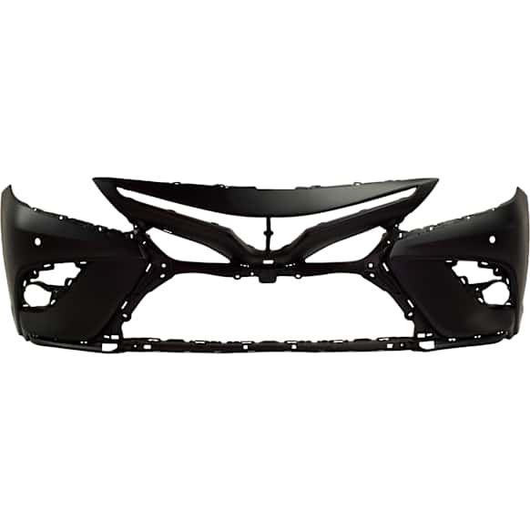 Front Primed Bumper Cover, with Parking Aid Sensor Holes, For Models without TRD Package, with Front View Camera, XSE Model, CAPA Certified