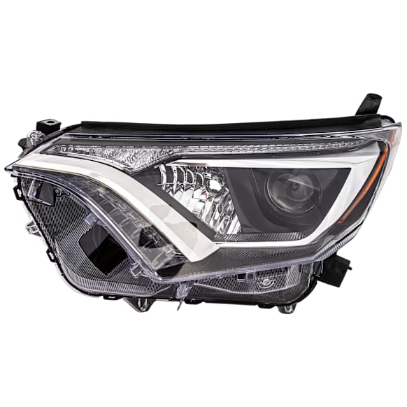 Driver Side Headlight, without Bulb, Halogen, 4 Cyl., 2.5L Engine, Japan Built Vehicle, CAPA CERTIFIED