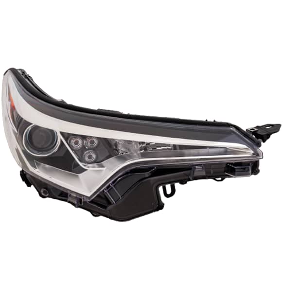 Passenger Side Halogen Headlight, Without bulb(s), OE Comparable Finish