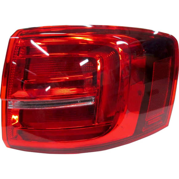 Passenger Side, Outer Tail Light, With bulb(s), LED, Red Lens CAPA CERTIFIED