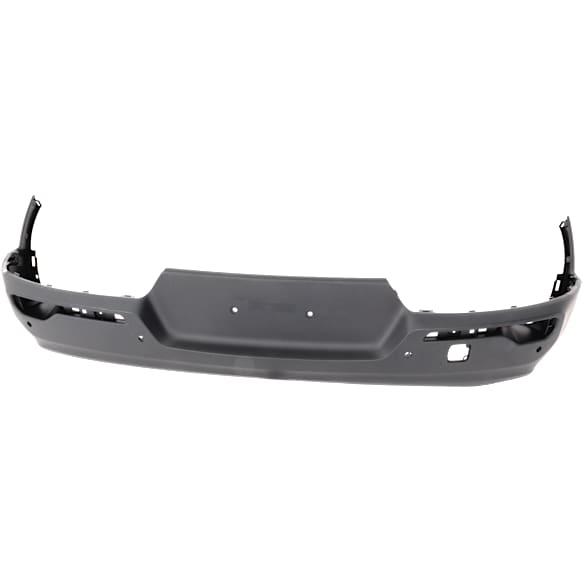 Rear Textured Bumper Cover, For Models with Parking Aid Sensor Hole and Parallel Park Assist Sensor Hole