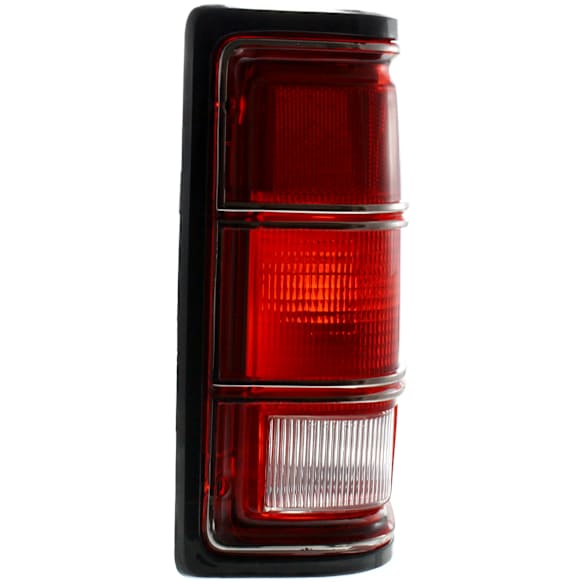 Passenger Side Tail Light, Without bulb(s), Halogen, Clear and Red Lens