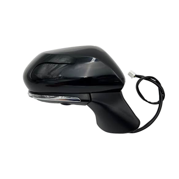 Passenger Side Mirror, Power Adjust, Power Folding, Heated, Paintable, In-housing Signal Light, No Memory, No Puddle Light, No Auto-Dimming, With Blind Spot Light in Housing