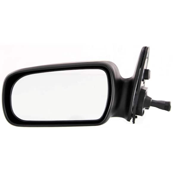 Driver Side Mirror, Manual Adjust, Non-Folding, Non-Heated, Paintable, No Signal Light, No Memory, No Puddle Light, No Auto-Dimming, No Blind Spot Feature