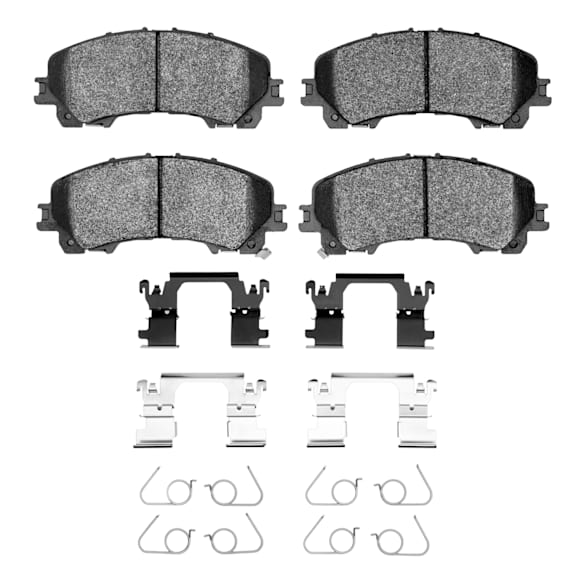 2016 Nissan Rogue - Front OE Replacement Brake Pad Set, 2.5L 4Cyl, 3 Row Seating (7 passanger)