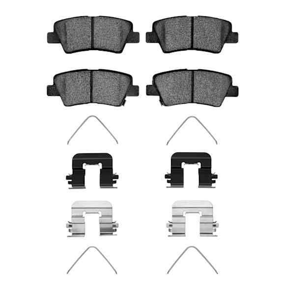 2551-1813-01 Rear OE Comparable Pad Material Brake Pad Set