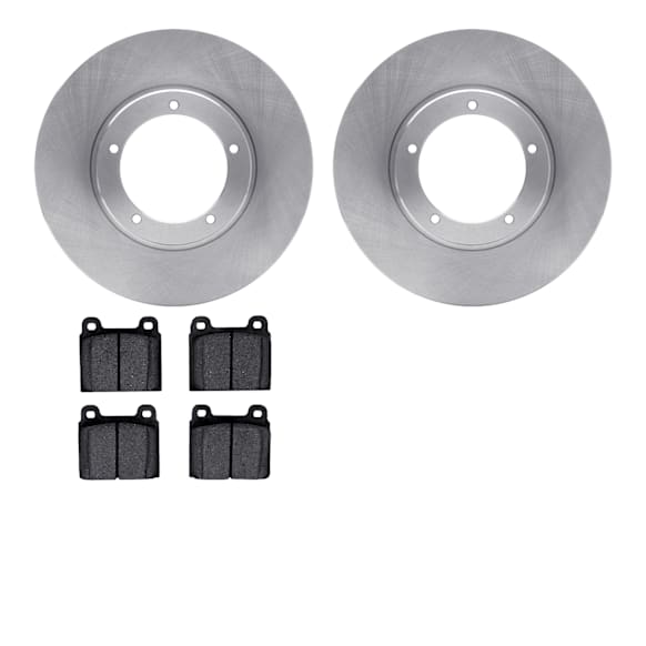 WFWN1-02004 Front Brake Disc and Pad Kit, Plain Surface, 282 mm, Ceramic, R1 eLINE Silver Rotors with Ceramic Pads Series