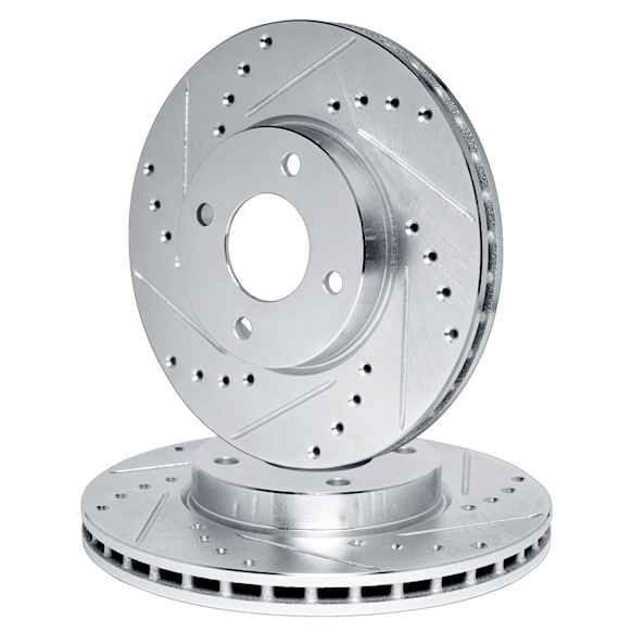 WGPN1-50001 Front Brake Disc, Cross-drilled and Slotted, 267 mm, eLINE Black Series