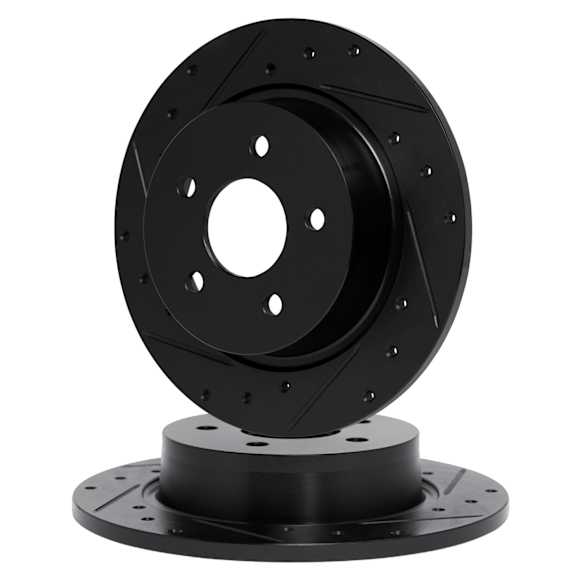 WHPN1-47050 Rear Brake Disc, Cross-drilled and Slotted, 305 mm, eLINE Black Series