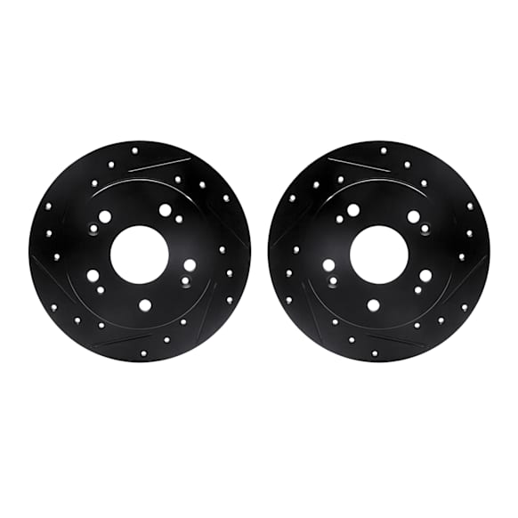 WHPN1-59044 Rear Brake Disc, Cross-drilled and Slotted, 267 mm, eLINE Black Series