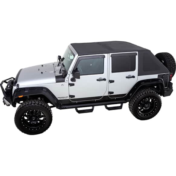 139835 TrailView Series Soft Top - Frameless Design Black