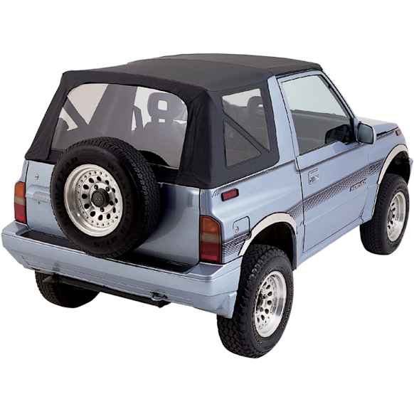 98815 Factory Replacement Series Soft Top - Without Frame (Requires Factory Frame) Black Denim
