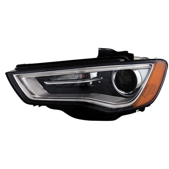 2015-2016 Audi A3 - Driver Side Headlight, without Bulb, HID/Xenon, Clear Lens