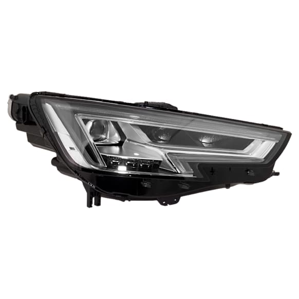 2017-2019 Audi A4 - Passenger Side Headlight, with Bulb, LED, Clear Lens