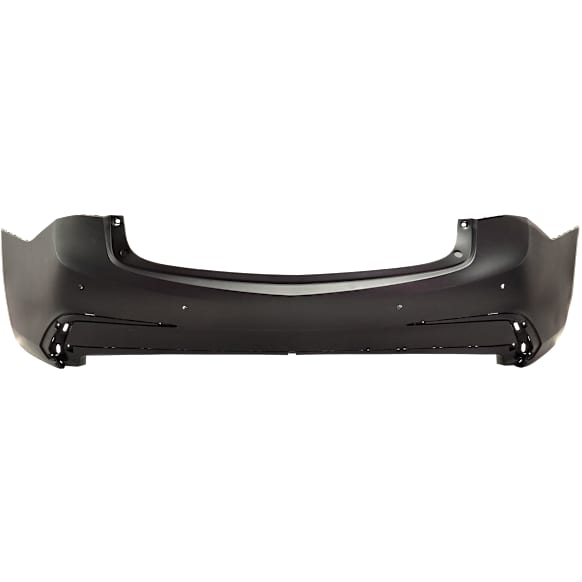 Rear Primed Bumper Cover, Advance/Base/Elite/Technology Models, Without Parking Aid Sensor Holes