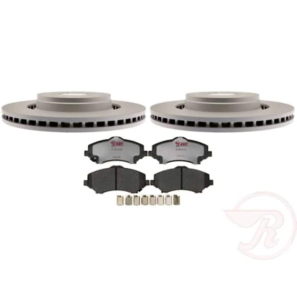 1273H782275E3 2-Wheel Set Front Brake Disc and Pad Kit, Plain Surface 331.98 mm Element3 Series, Includes (1) Brake Pad Set and (2) Brake Disc
