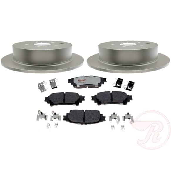 1391H980757E3 2-Wheel Set Rear Brake Disc and Pad Kit, Plain Surface 309.12 mm Element3 Series, Includes (1) Brake Pad Set and (2) Brake Disc