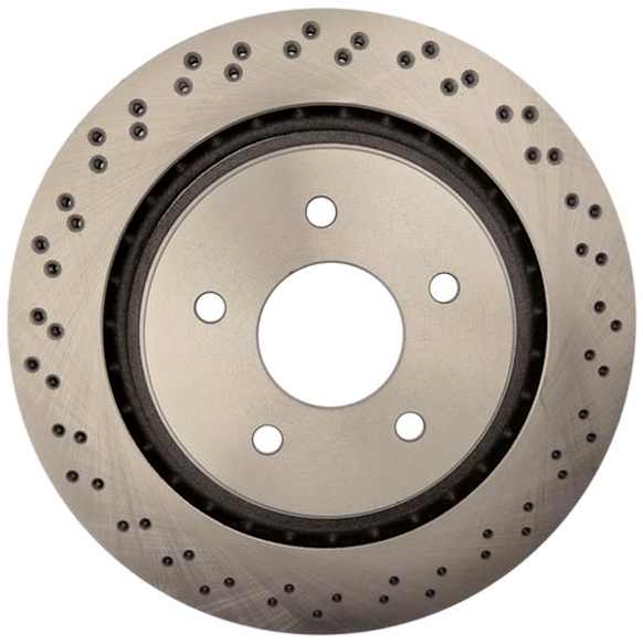 580386R Rear, Driver or Passenger Side Brake Disc, Plain Surface, Vented, 5 Lugs, 329.95 mm, R-Line Series