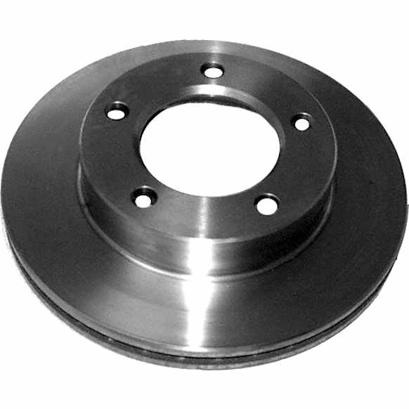 66438R Front, Driver or Passenger Side Brake Disc, Natural Finish, Plain Surface, Vented, 5 Lugs, 297.69 mm, R-Line Series