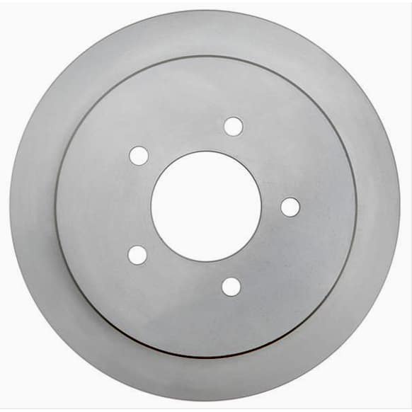 66670FZN Rear, Driver or Passenger Side Brake Disc, Coated, Plain Surface, Solid, 5 Lugs, 334.01 mm, Element3 Series