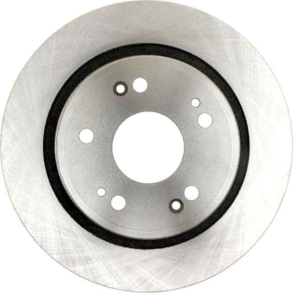 980577R Rear, Driver or Passenger Side Brake Disc, Plain Surface, Solid, 5 Lugs, 281.69 mm, R-Line Series
