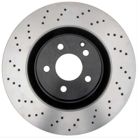 2007 Mercedes Benz S600 - Front, Driver or Passenger Side Brake Disc, Cross-Drilled, Vented, 5 Lugs, 350.01 mm, 5.5L 12Cyl, R-Line Series