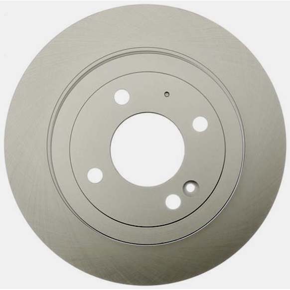 980980FZN Rear, Driver or Passenger Side Brake Disc, Plain Surface, Solid, 4 Lugs, 262.13 mm, 1.6L, 4Cyl, Element3 Series