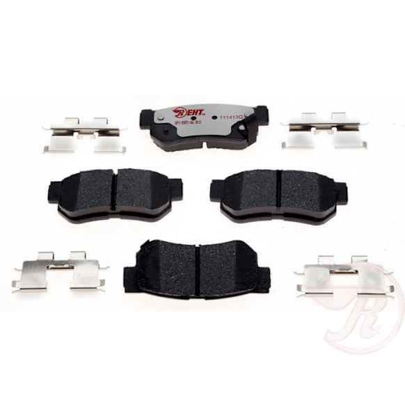 2010 Hyundai Elantra - Rear Hybrid (Ceramic and Semi-Metallic) Brake Pad Set, Sedan, 2.0L 4Cyl, 4-Door, EHT Series