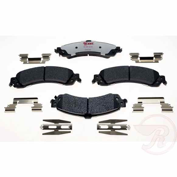 2003 Chevrolet Avalanche 1500 - Rear Hybrid (Ceramic and Semi-Metallic) Brake Pad Set, 5.3L 8Cyl, 4WD, EHT Series