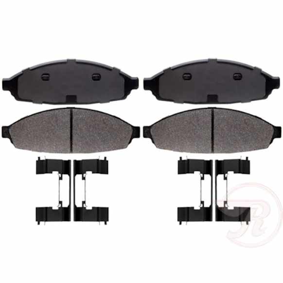 SP931PPH Front Police Specialty Series Semi-metallic Brake Pad Set