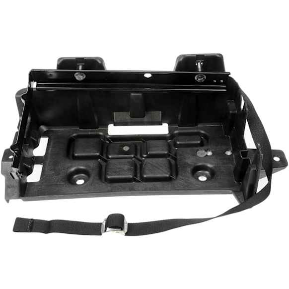 00079 Battery Tray - Black, Plastic, Metal, Direct Fit, Sold Individually