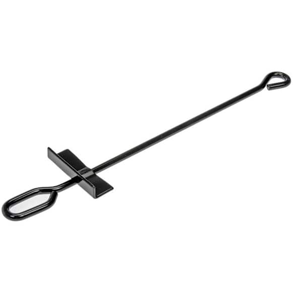 00088 Help Series Battery Hold Down - Black, Steel, Universal, Sold individually