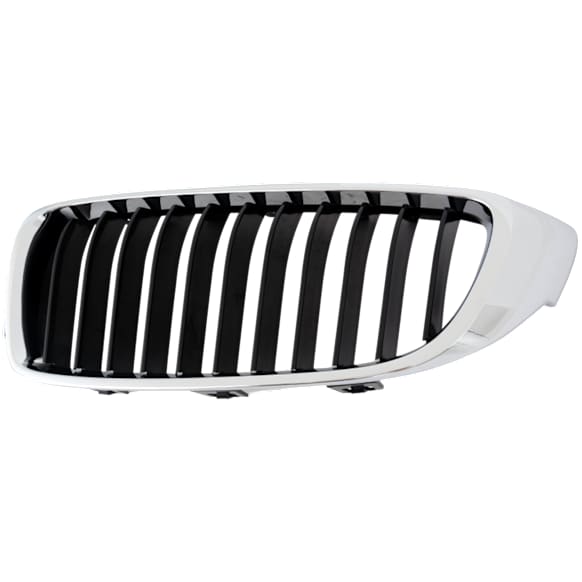 Base Driver Side Grille Chrome Shell w/ Textured Black Insert