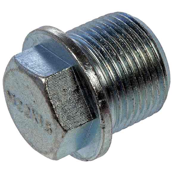 090-055CD AutoGrade Series Oil Drain Plug - Silver, Carbon Steel, Flanged hex, Direct Fit, Sold Individually