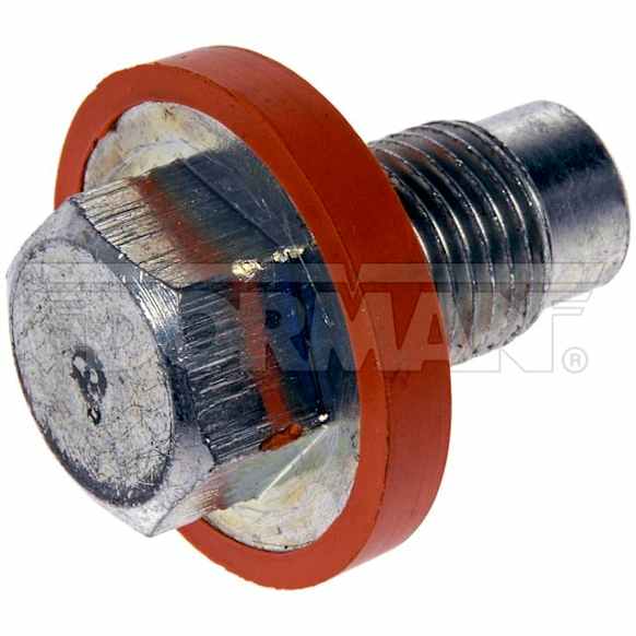 090-058CD AutoGrade Series Oil Drain Plug - Silver, Steel, Pilot point, Direct Fit, Sold Individually