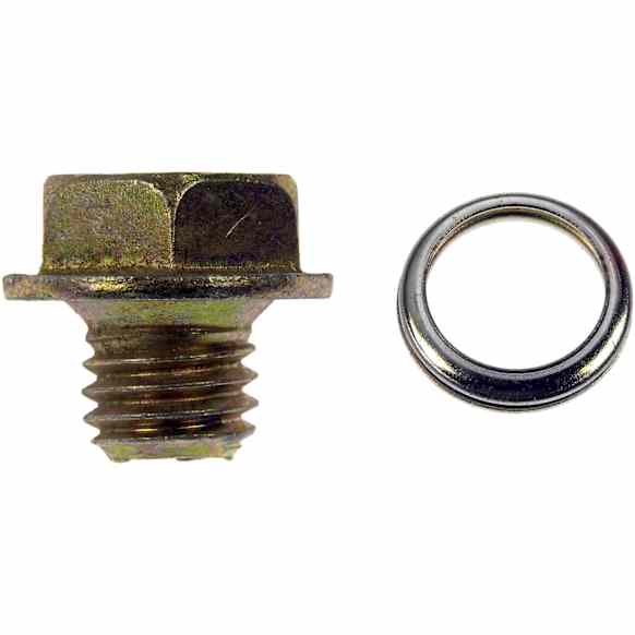 090-078CD AutoGrade Series Oil Drain Plug - Yellow, Steel, Direct Fit, Sold Individually
