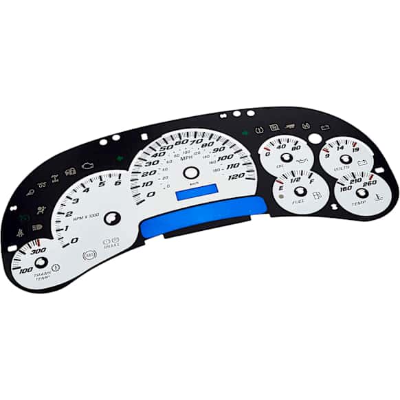 10-0105B Direct Fit Gauge Face, Sold Individually