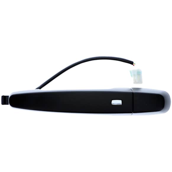 15701 Front, Driver Side Black Exterior Door Handle, Without Key Hole, Help Series