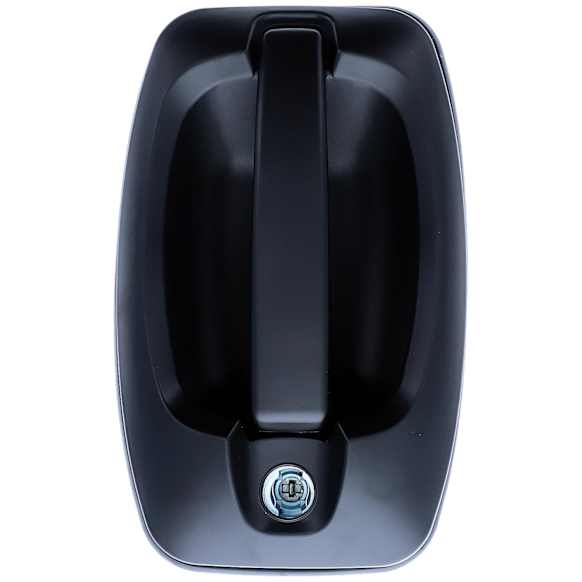 15708 Front, Driver Side Black Exterior Door Handle, With Key Hole, Help Series