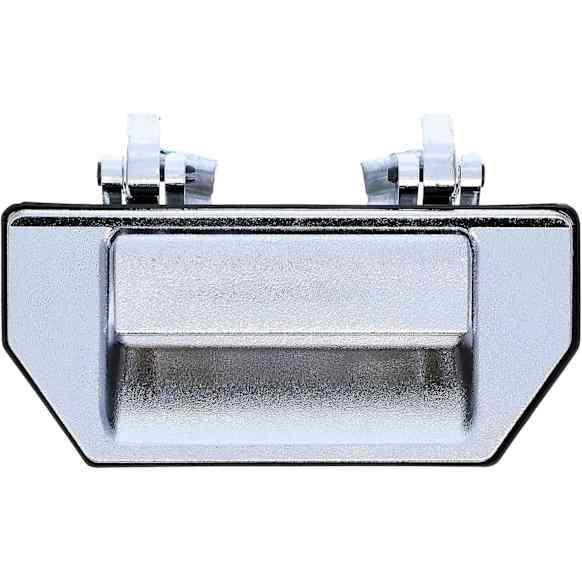 15766 Help Series Tailgate Handle, Chrome Plastic Without Camera Hole With Key Hole