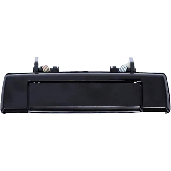 15791 Front, Driver Side Black Exterior Door Handle, With Door Lock Hole, Help Series