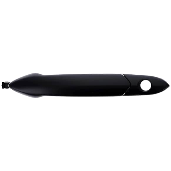 15809 Front, Driver Side Matte Black Exterior Door Handle, With Key Hole, Help Series