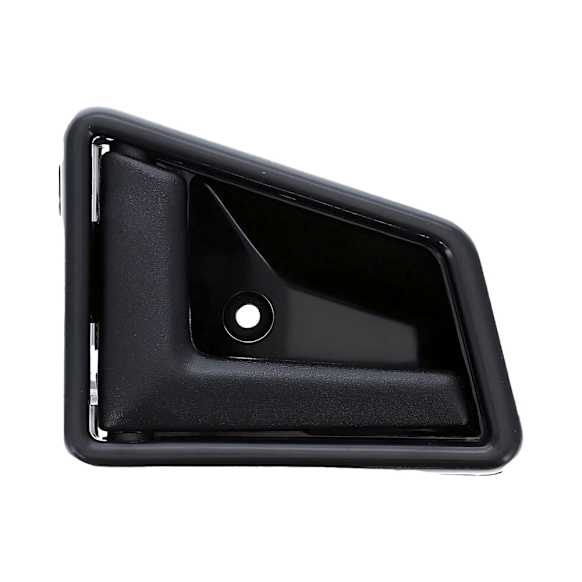 15812 Front Or Rear, Driver Side Textured Black Interior Door Handle, Without Door Lock Button, Help Series