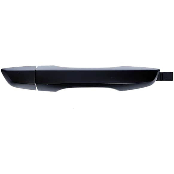 15864 Front, Passenger Side Black Exterior Door Handle, Without Door Lock Hole, Help Series