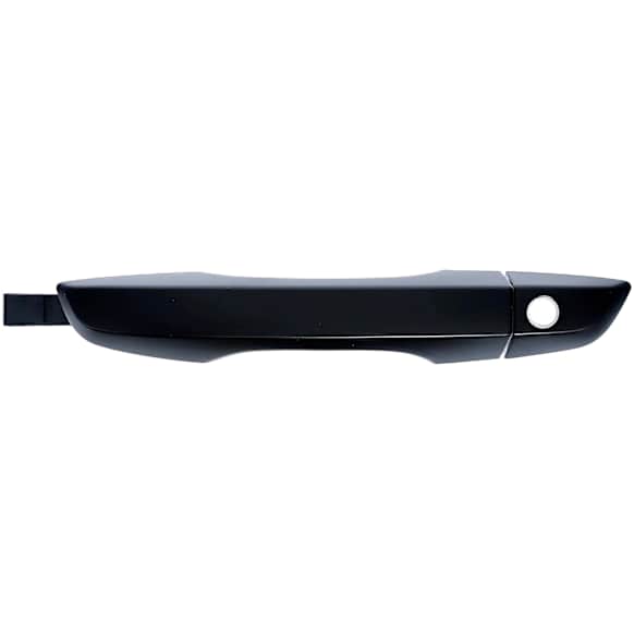 15865 Front, Driver Side Black Exterior Door Handle, With Door Lock Hole, Help Series