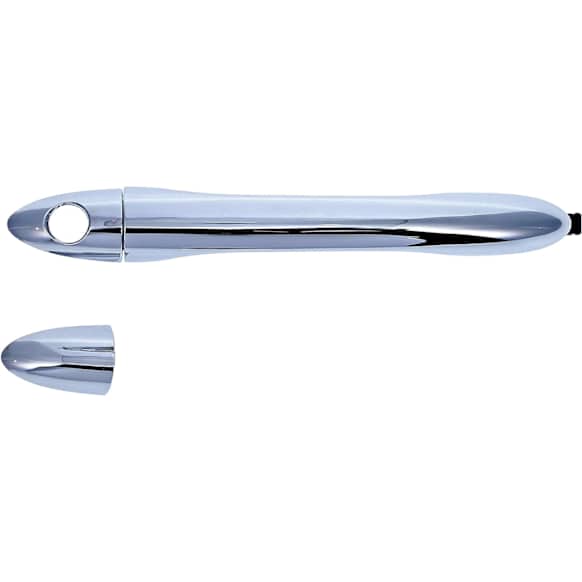 15887 Front, Driver or Passenger Side Chrome Exterior Door Handle, With Key Hole