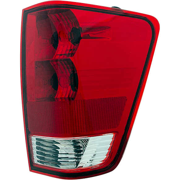1611387 Passenger Side Halogen Tail Light, With bulb(s), Clear & Red Lens